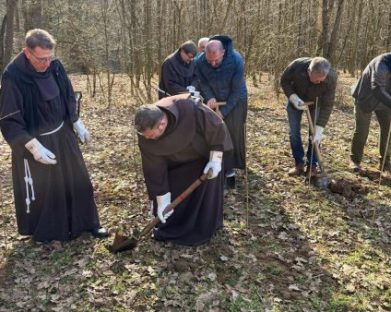 800 árvores para o 800º aniversário do “Cântico das Criaturas” Alemanha, iniciativa dos frades poloneses da Prov. Santa Maria dos Anjos