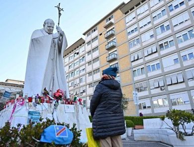 Noite tranquila para o Papa