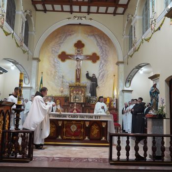 Visita do Ministro Geral Frei Massimo Fusarelli à Custódia das Sete Alegrias é marcada também por Celebração Eucaristica presidida por Frei César Külkamp