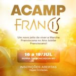 Acamp Francis reunirá Família Franciscana, Juventude Franciscana e frades do Centro-Oeste em experiência de fé e fraternidade