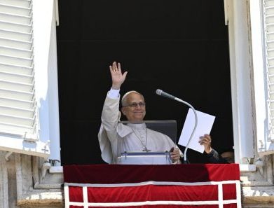 O Papa em português: "dou as boas-vindas aos peregrinos do Brasil!"