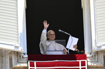 O Papa em português: "dou as boas-vindas aos peregrinos do Brasil!"