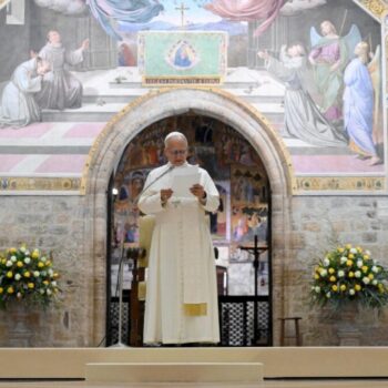 Uma missa e um encontro com jovens e franciscanos na agenda do Papa em Assis
