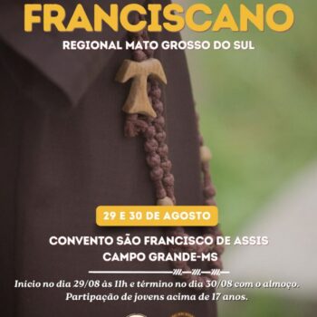 Encontro Vocacional Franciscano de 29 e 30 de agosto de 2026