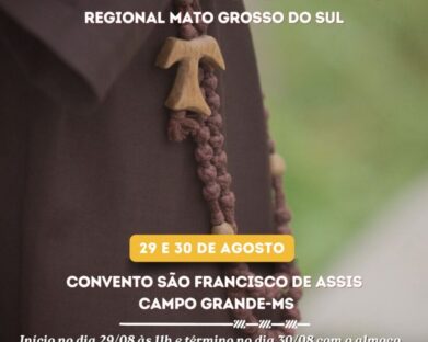 Encontro Vocacional Franciscano de 29 e 30 de agosto de 2026
