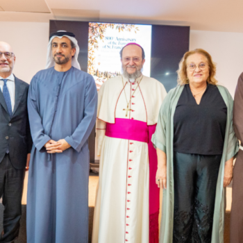 Abu Dhabi, celebrações dos 800 anos da morte de São Francisco são inauguradas por Martinelli